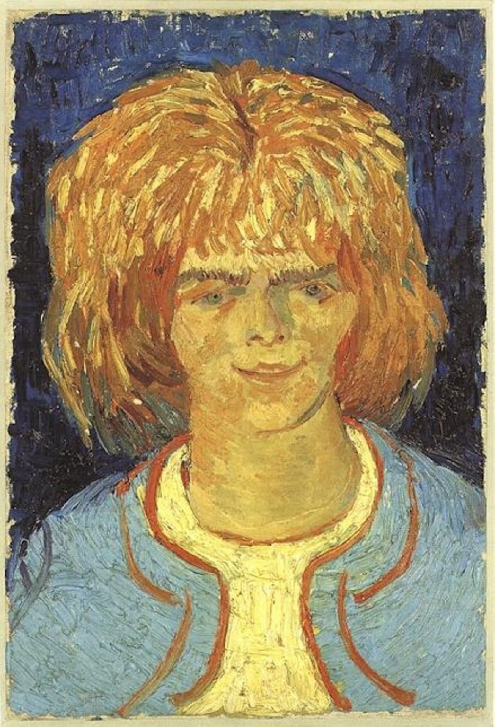 Картина Ван Гога Девочка со взъерошенными волосами. Беспризорница 1888